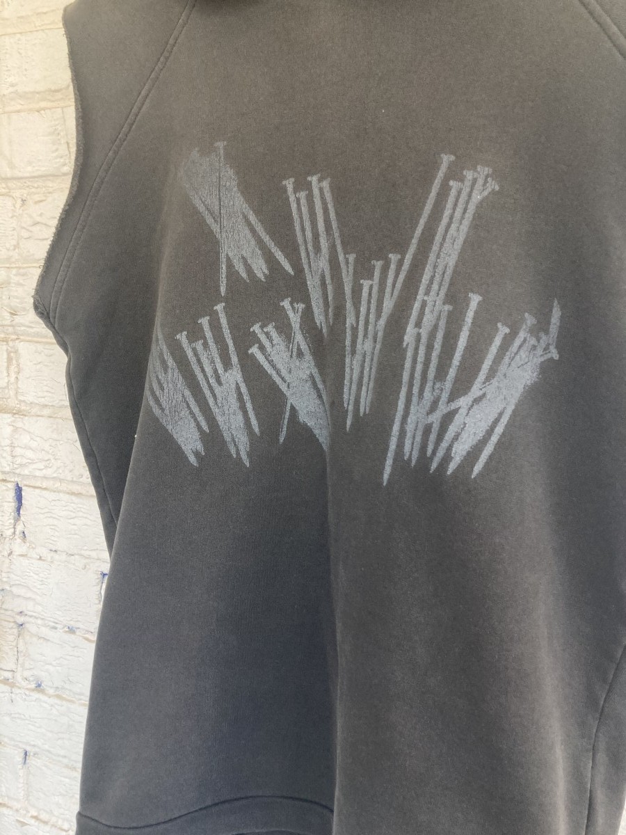 Raf simons SS03 Consumed "Nails" Sleeveless Hoodie - 3