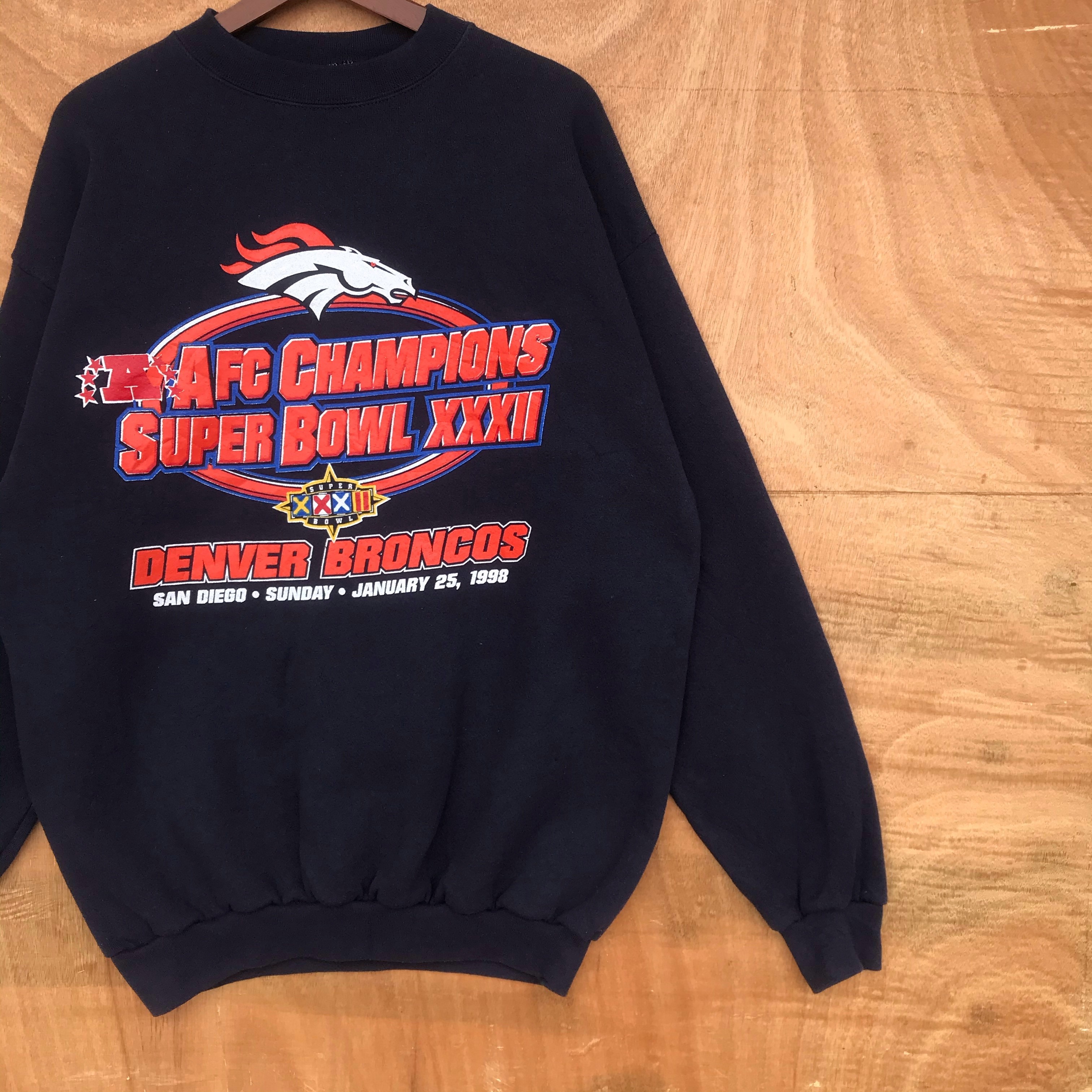 Vintage - Vintage 1993 crewneck horses AFC champions super bowl - 3