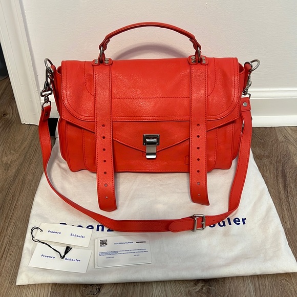 Proenza Schouler PS1 Medium Lambskin Leather Satchel - 1