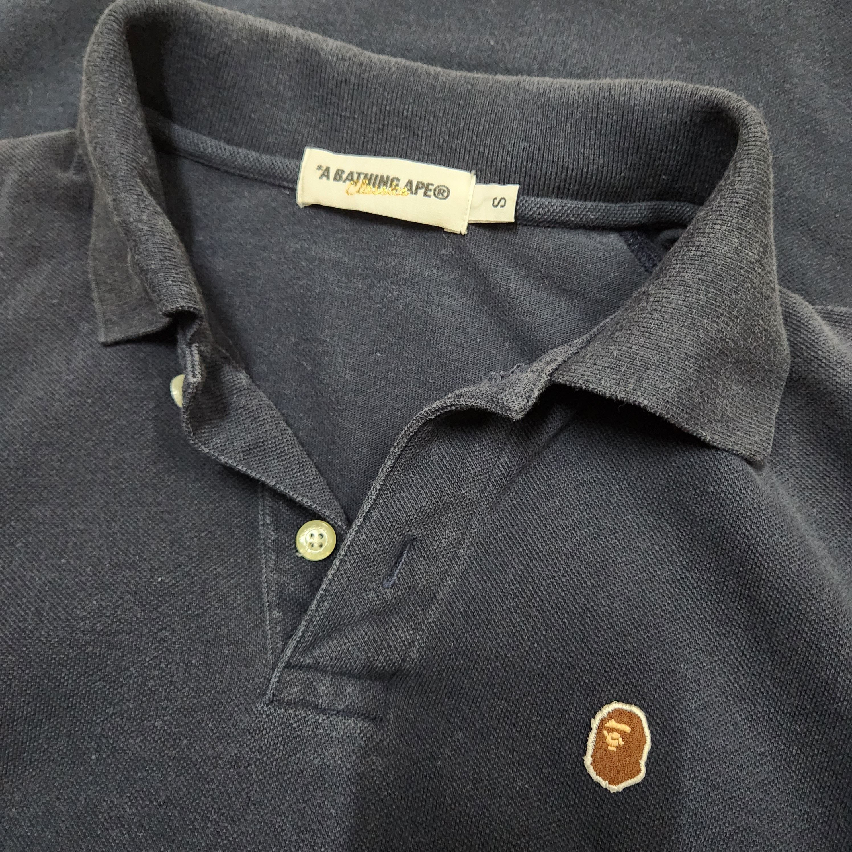 Vintage BAPE Polo Shirts Made In Japan - 3