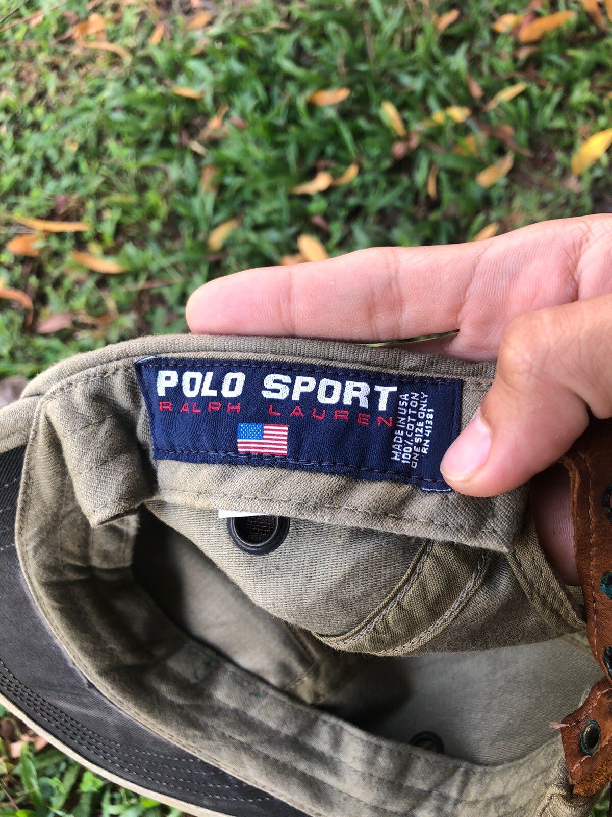 🇺🇸 Polo Ralph Lauren Sport 5 Panel U.S 67 Military Hat Rare - 11