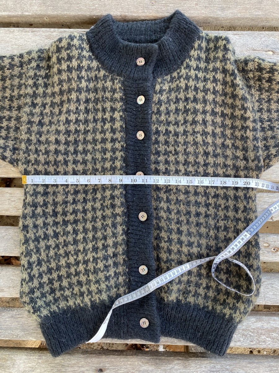 Avant Garde - Garnet Brown Mohair Wool Blend Sweater Cardigan by Lacoty - 13