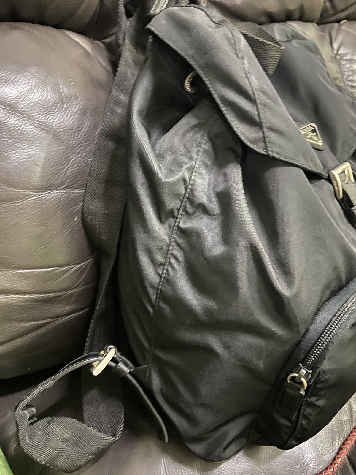 Authentic Prada Tessuto Nyalon Backpack - 6