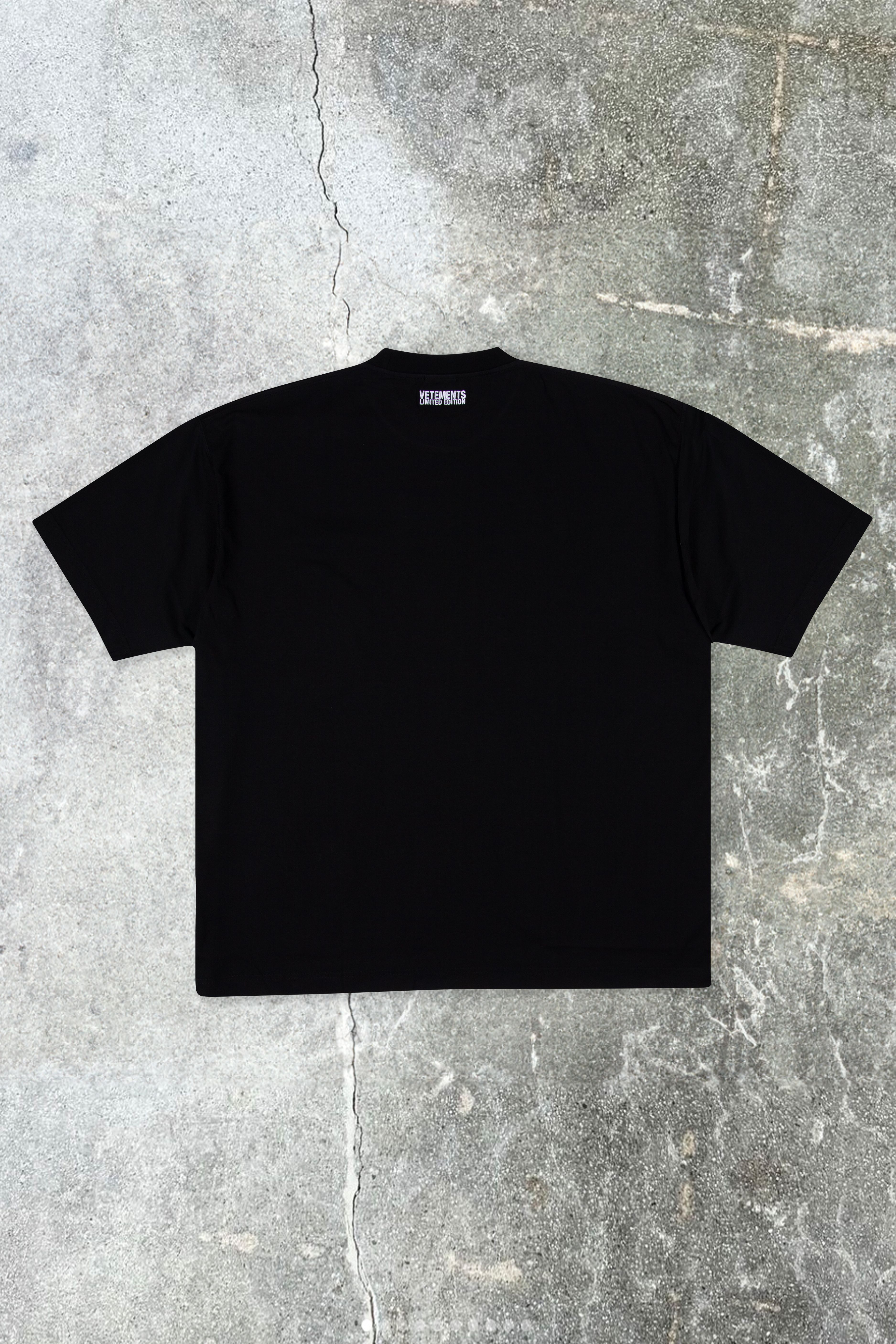 Black Embroidered T-Shirt - 2