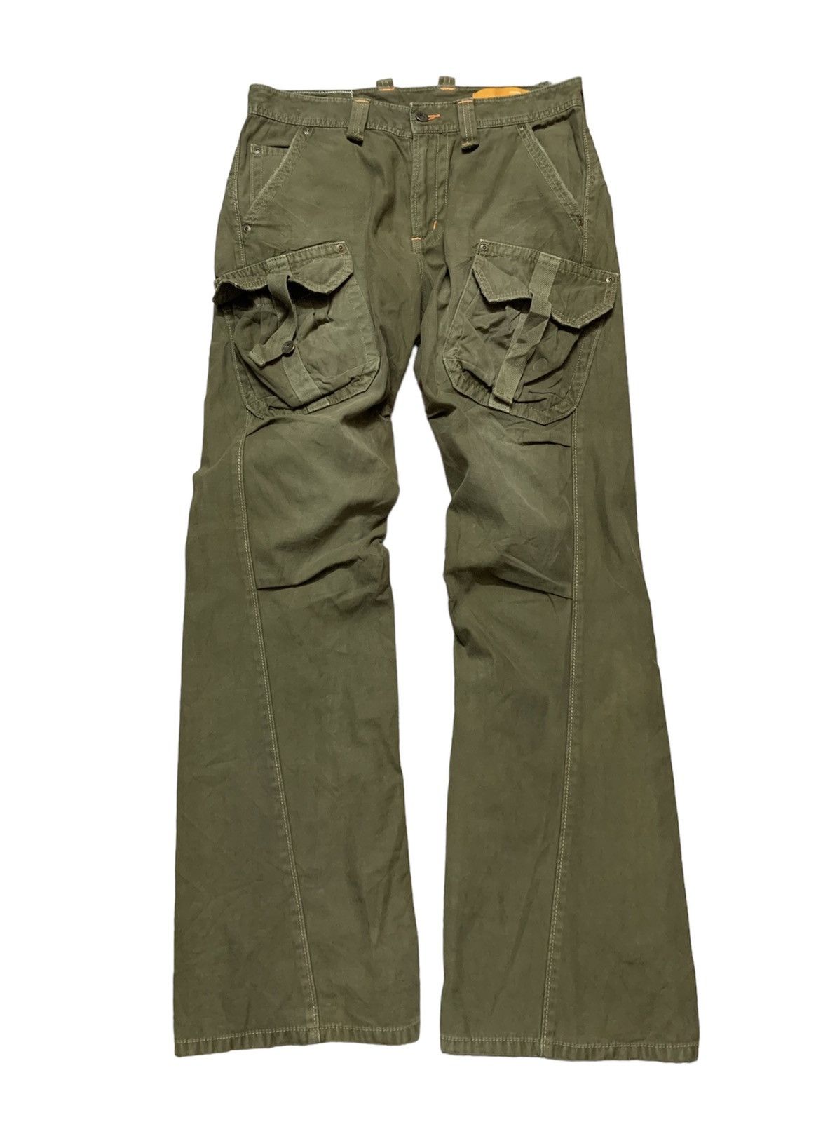 Flare Edwin XU Front Cargo Washed Pants - 1