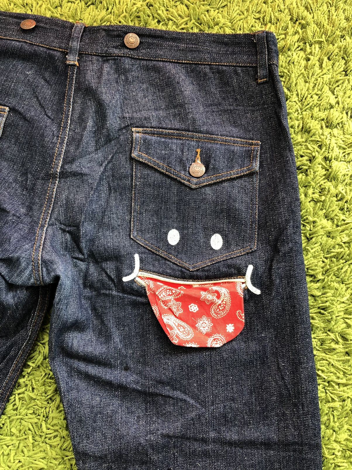 Vintage - Up Smile Inspired Kapital Design Denim Jeans - 6