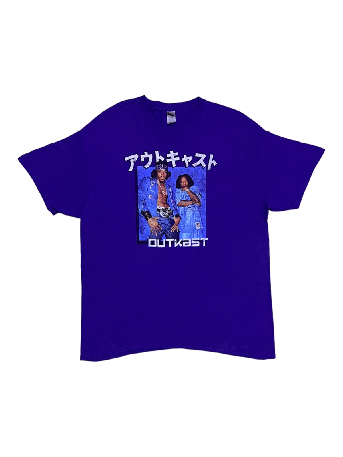 Band Tees - Famous Hip Hop Duo Outkast Blue Box Gildan Tee - 1