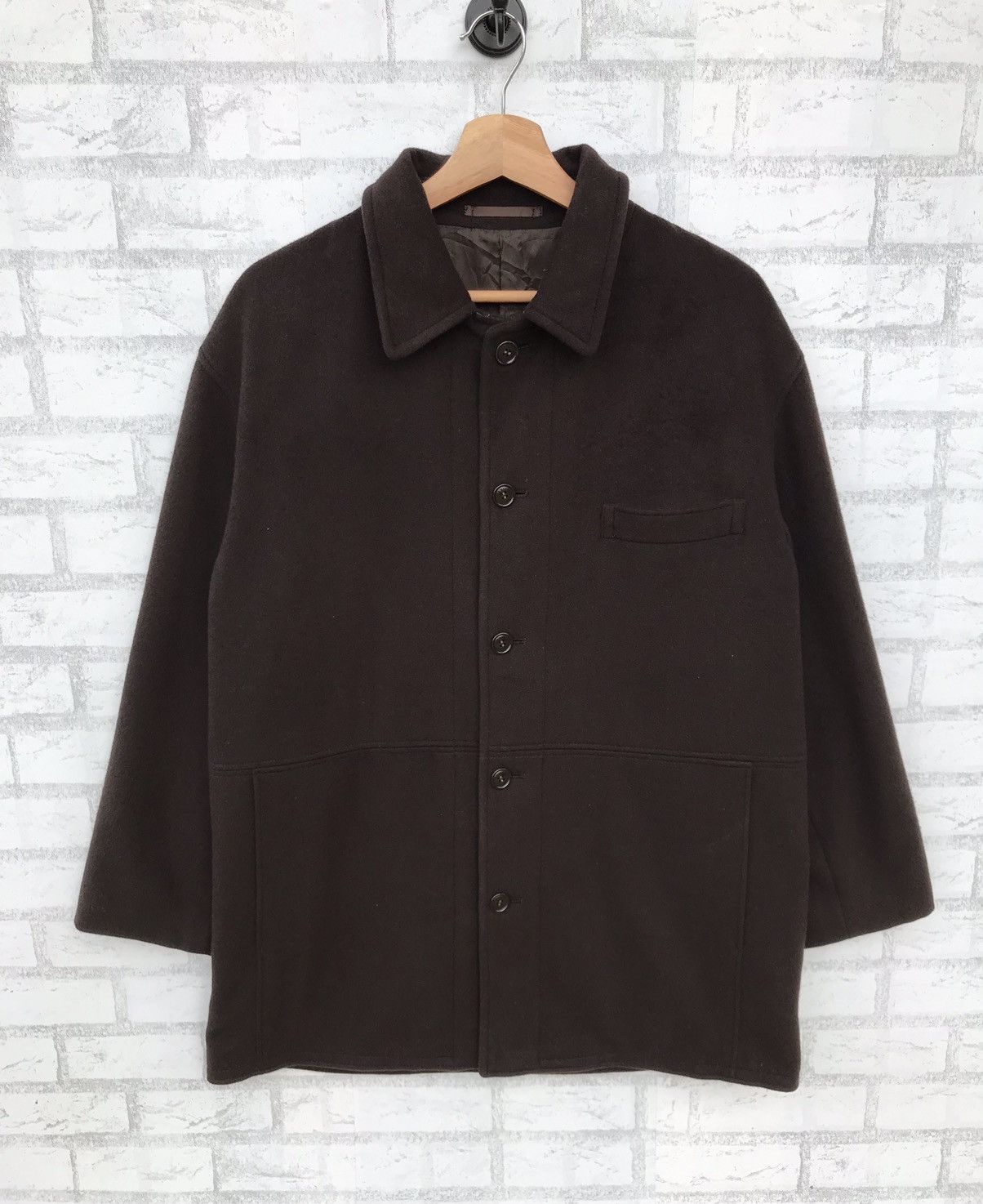 Lanvin Classique Wool Jacket Brown Colour - 1