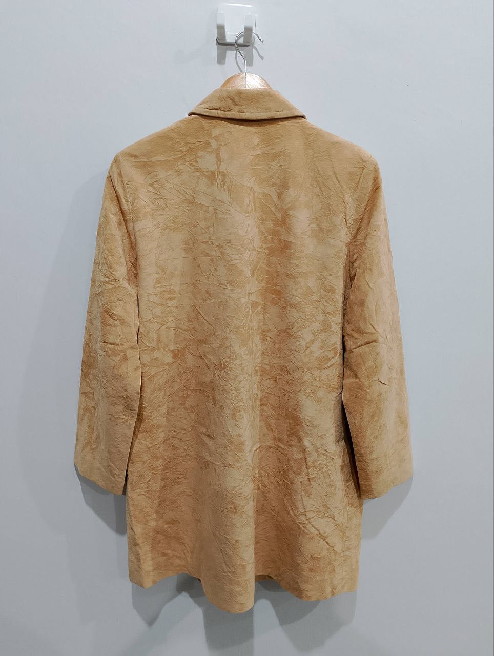 Archival Clothing - RAMABERE Tricot Japan Made Single Breasted Rayon Trench Coat - 3