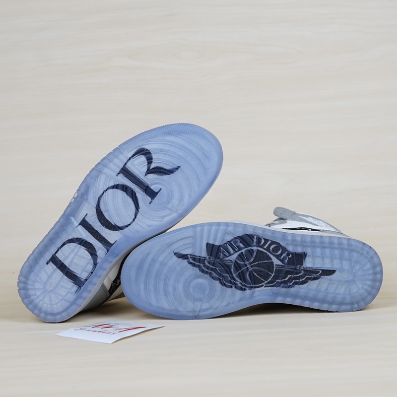X Dior Air Jordan 1 retro high Nike Grey Color - 2