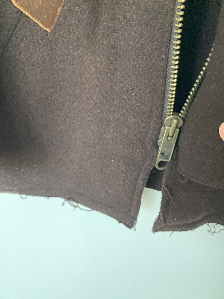 Beauty Beast - Readymade BB distressed bondage wool jacket - 11