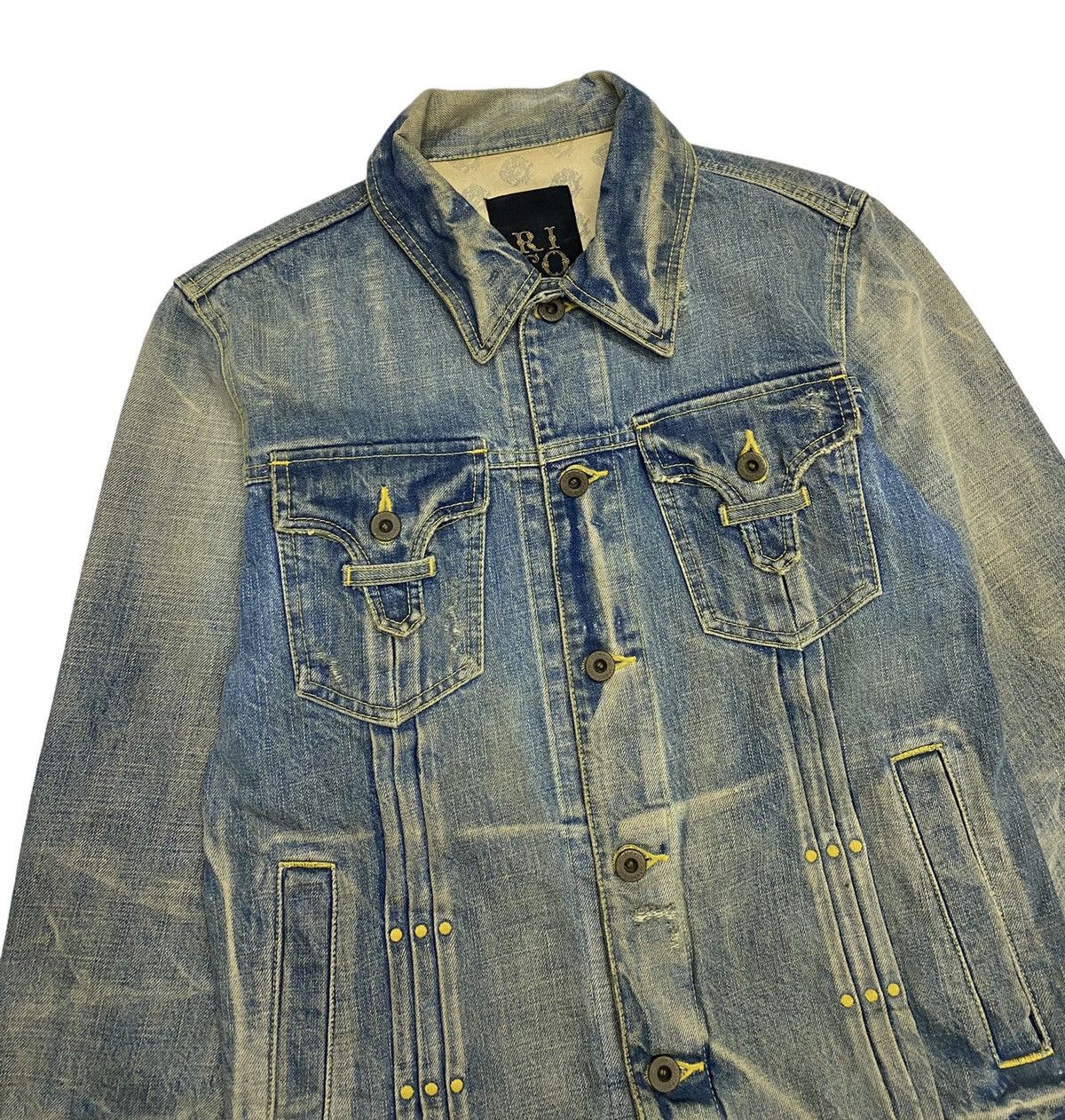 Archival Clothing - 🇯🇵 MADE IN JAPAN RICO DENIM DENIM TRUCKER JACKET - 6