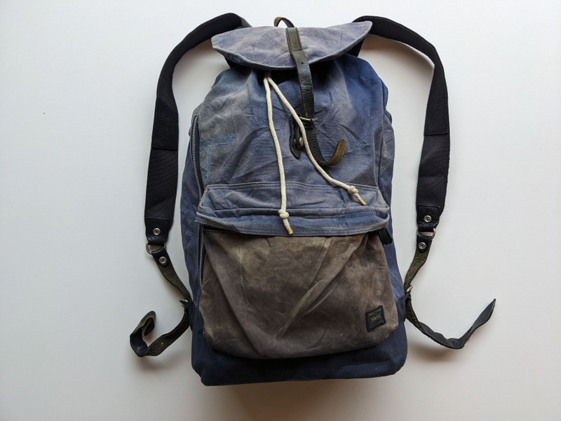 Porter nylon leather backpack - 1