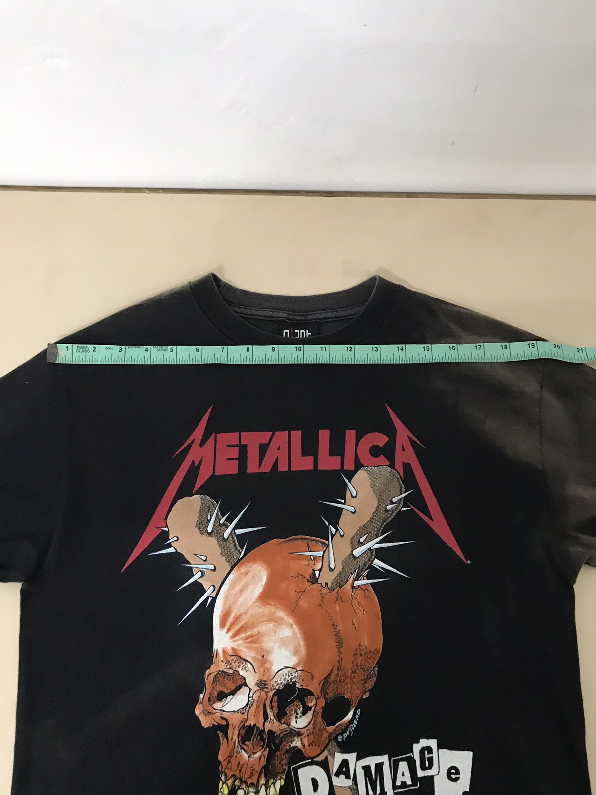 Vintage - Vintage Metallica Damage Inc. Pushead Sundfaded Tee - 15