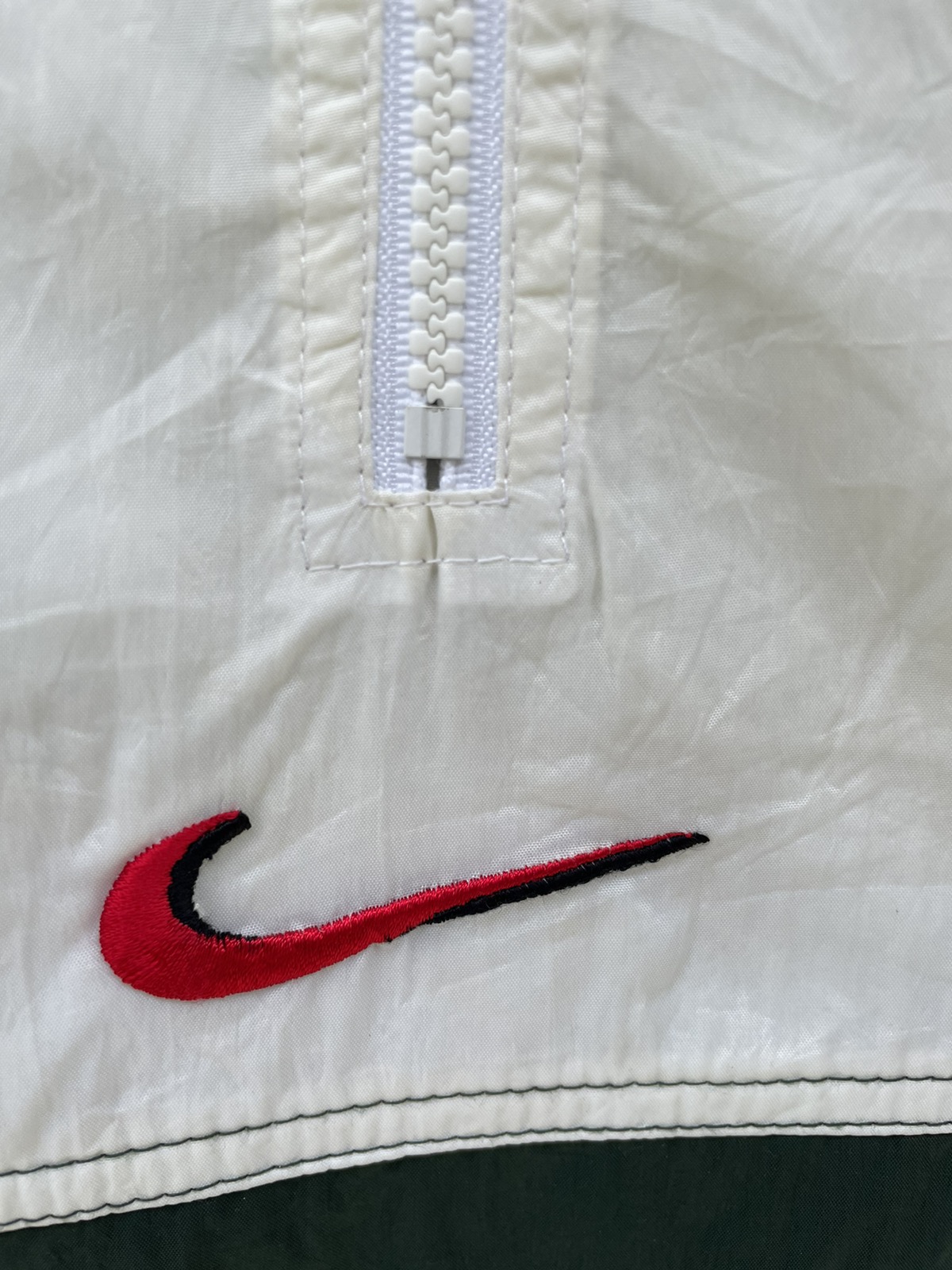 Vintage 90s Nike Swoosh Big Logo Windbreaker Jacket - 7