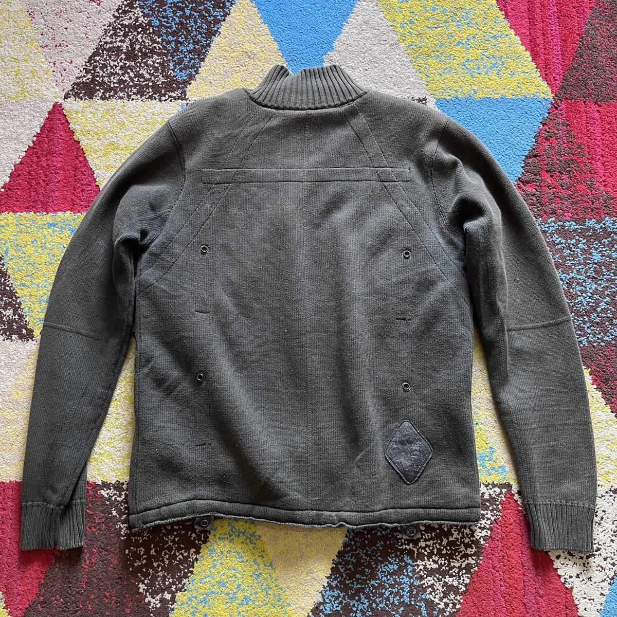 Vintage - G Star Raw Army Tactical Knitwear Wool Sweater Jacket - 15