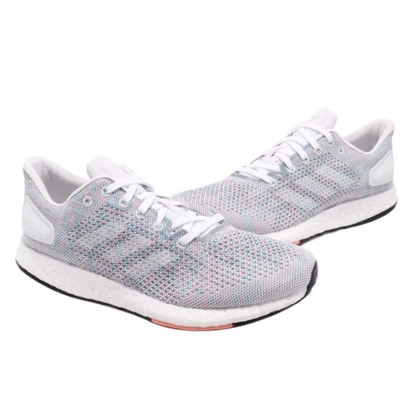 Adidas PureBOOST DPR Grey Footwear White Chalk Coral 6 - 3