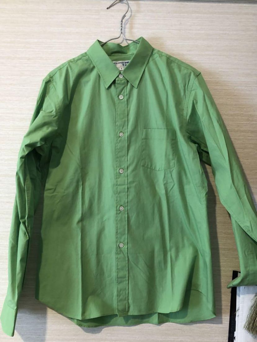 Comme des garcons Shirt Boys green logo shirt - 2