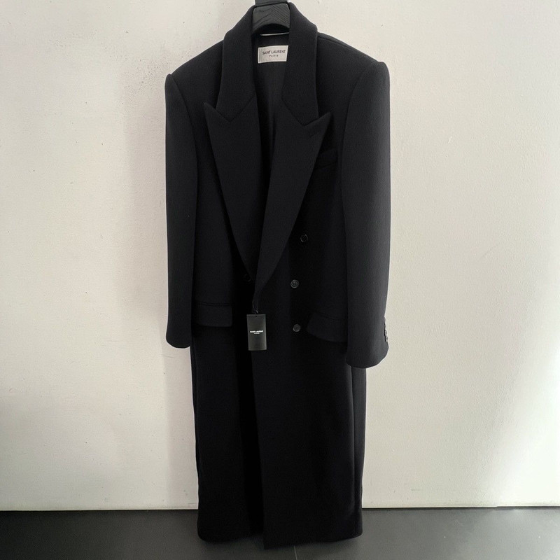 Saint Laurent Oversized Long Coat - 1