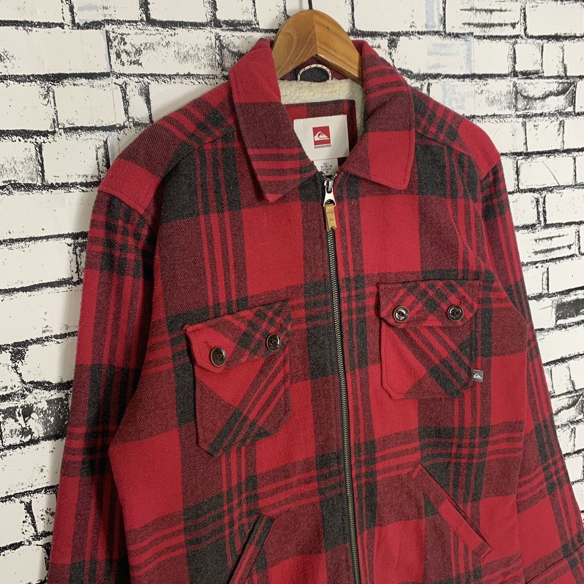 Surf Style - Quicksilver Tartan Chekerboard Chore Jacket - 4