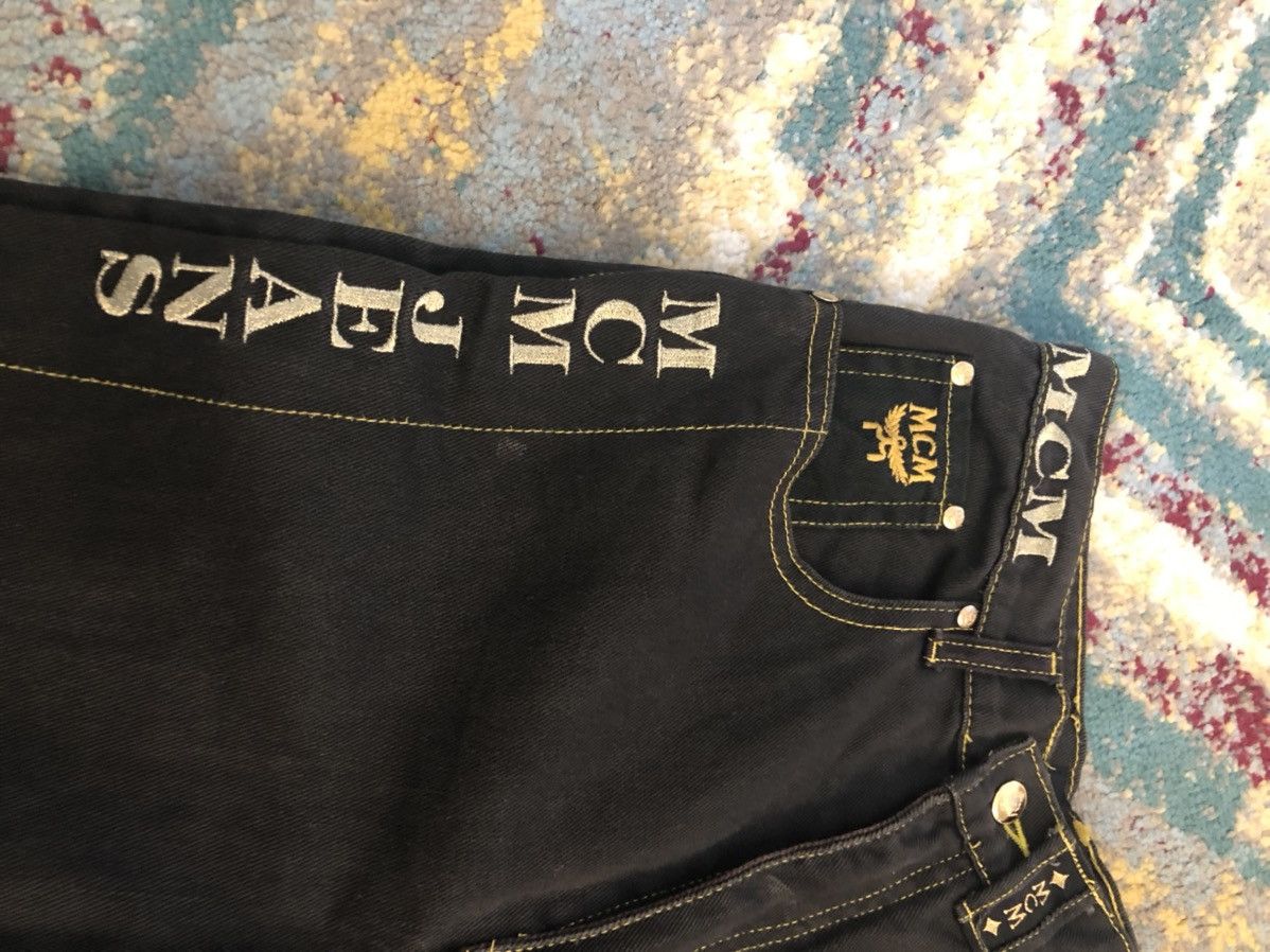 Vintage MCM Jeans Made Italy - 3