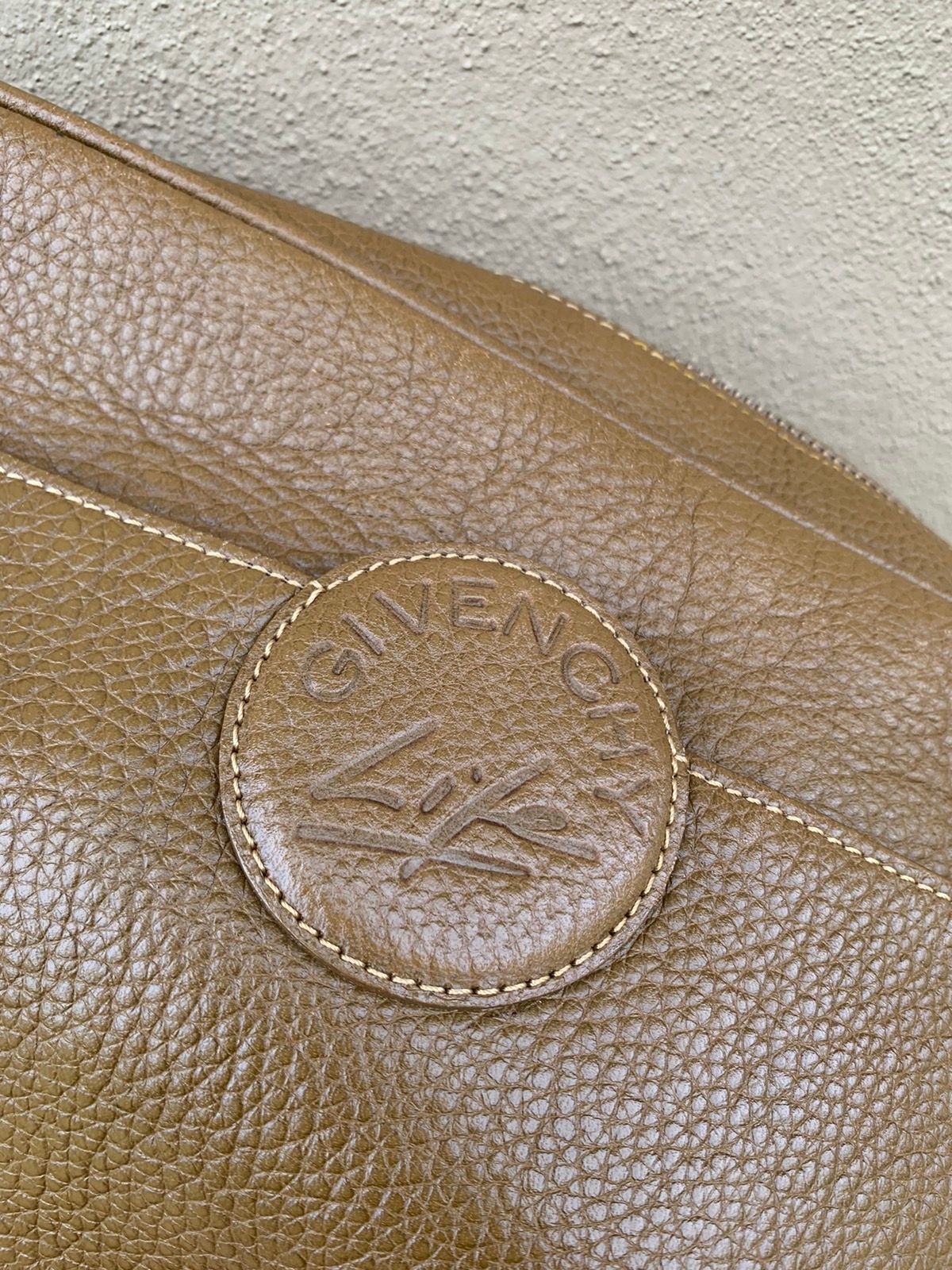 Vintage Givenchy Leather Crossbody Sling Bag - 2