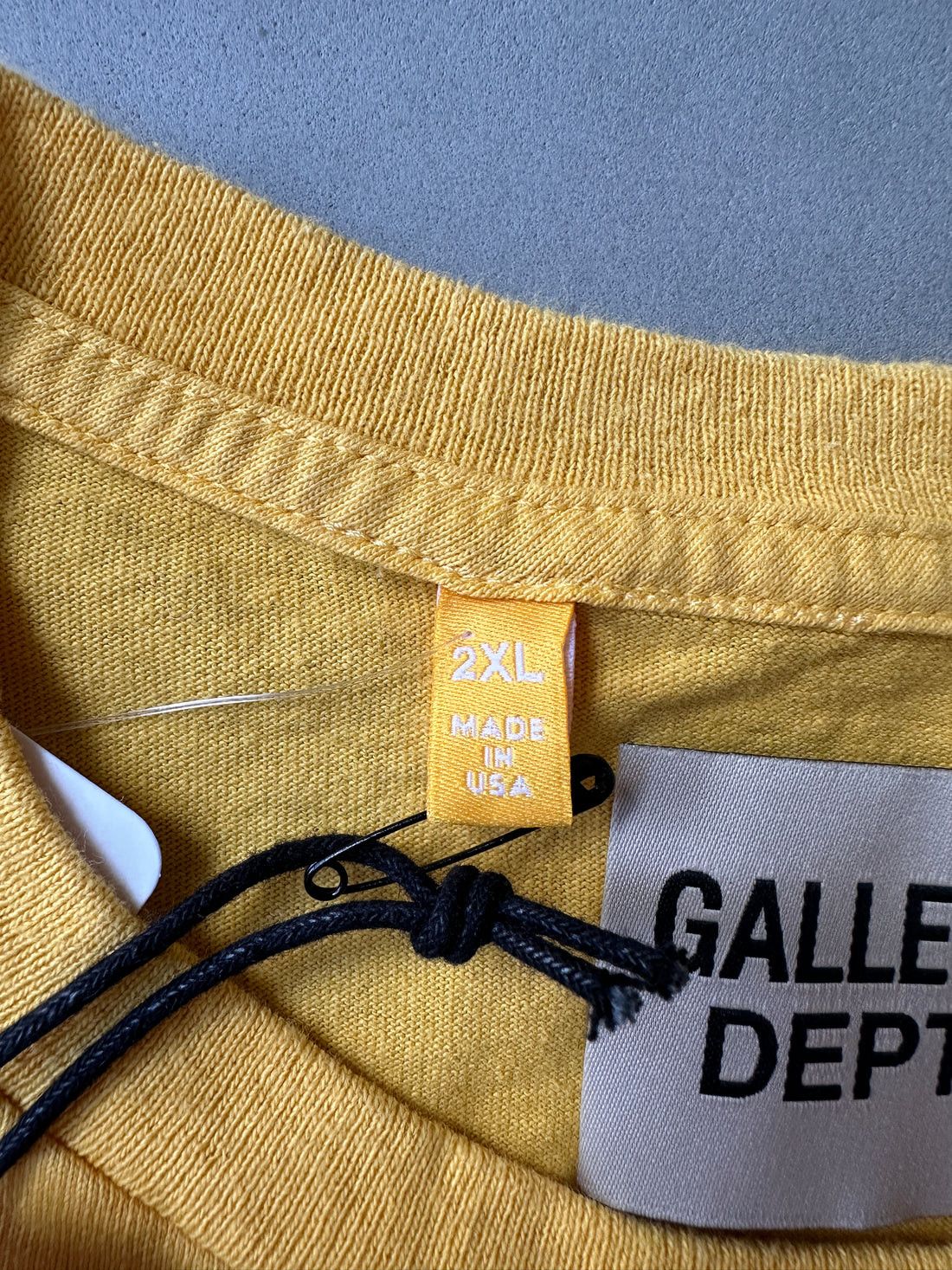 Gallery Dept. Yellow Fucked Up Logo T-Shirt - 6