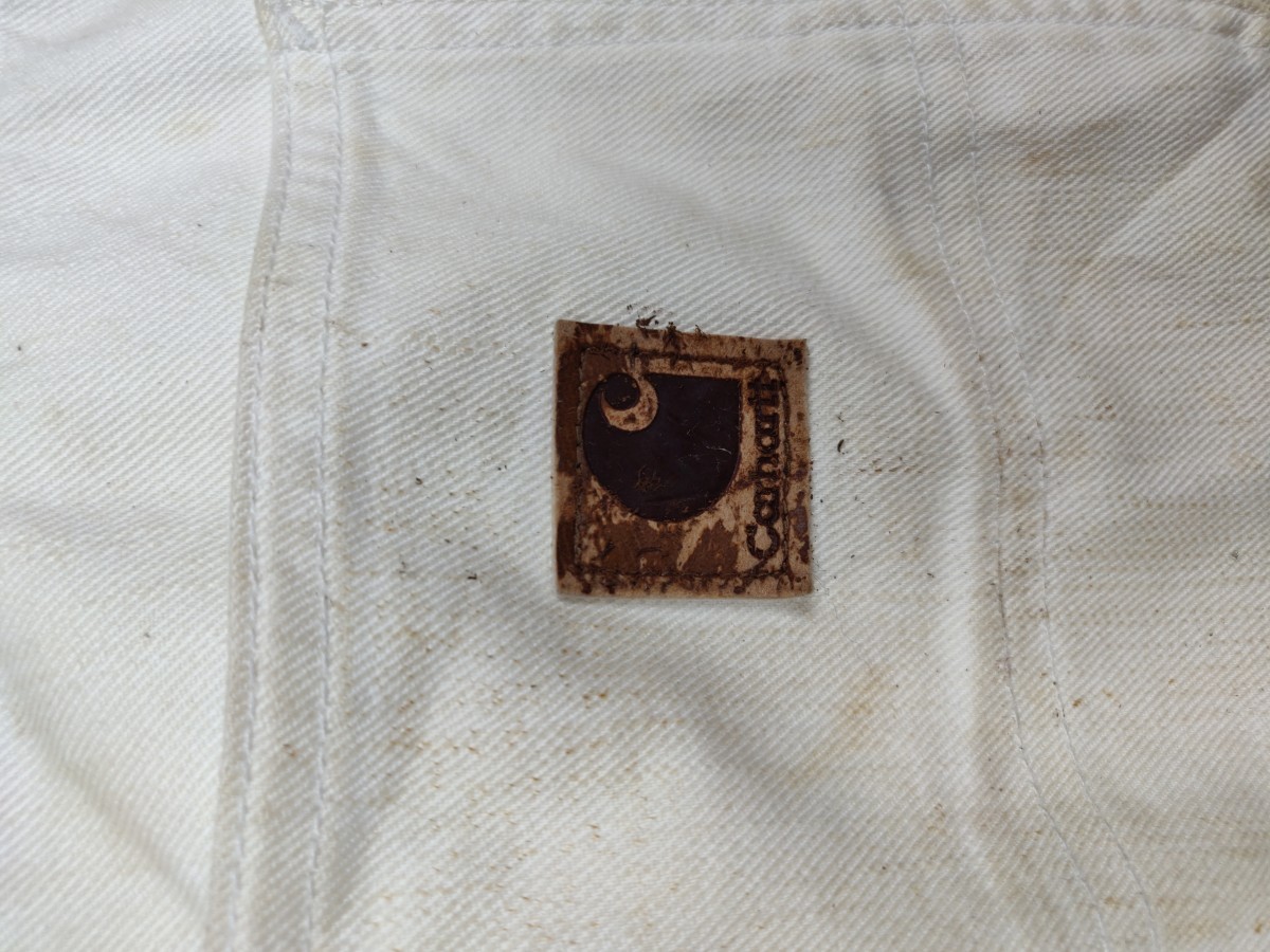 White Cargo Worker Pant Trouser - 16