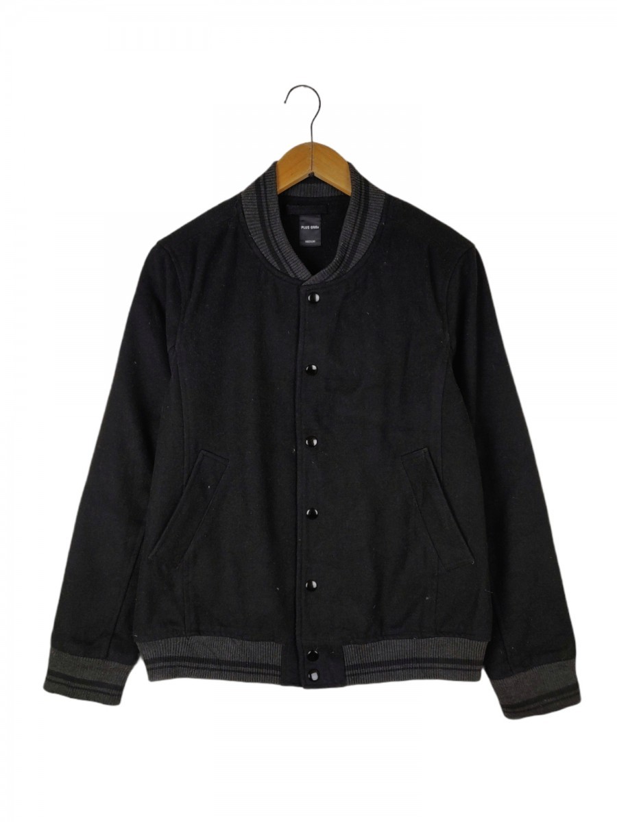Japanese Brand - Plus One Japan Olain Bomber Varsity Jacket Streetwear - 1