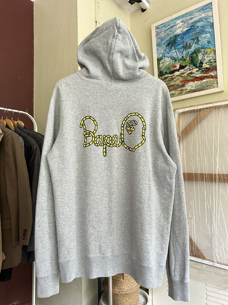 Og Bape Logo Zipper Hoodie - 1
