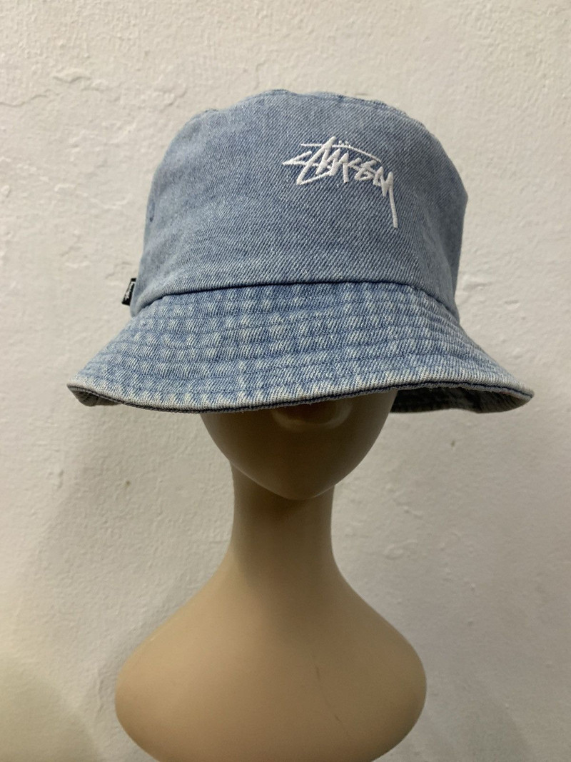 Stussy Bucket Hat Denim - 1