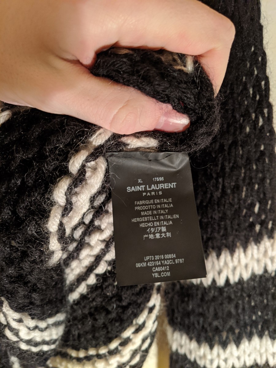 Boat Neck Loose Knit Jumper/Sweater Kurt Cobain Grunge - 6