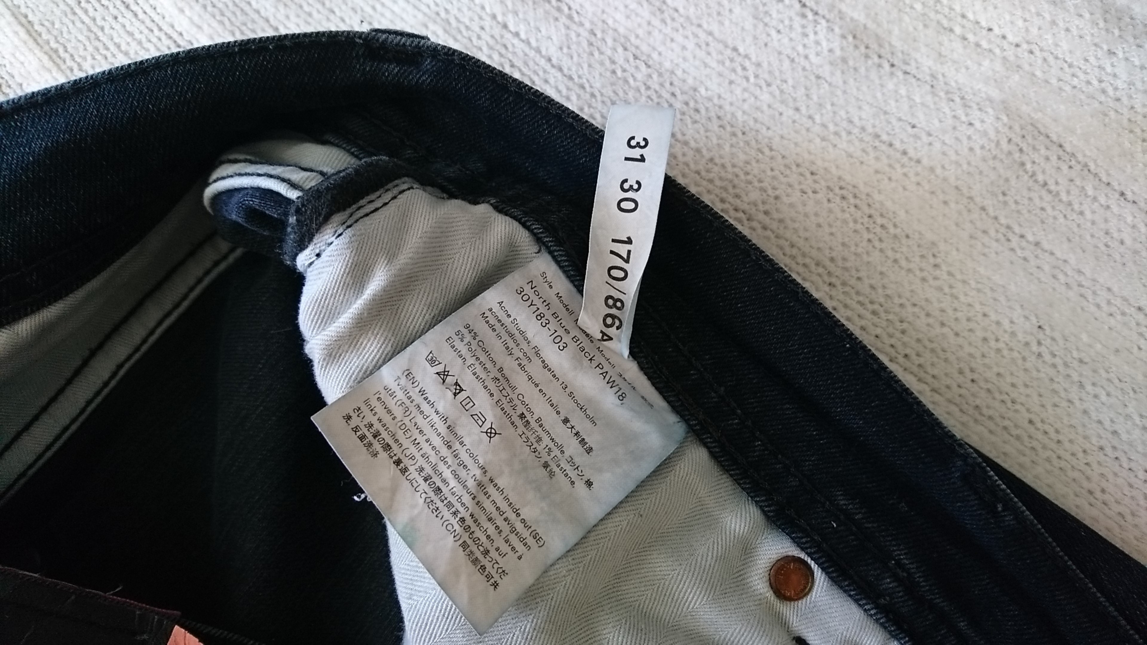 Blå Konst North Slim fit skinny Jeans 31 32 30 - 6