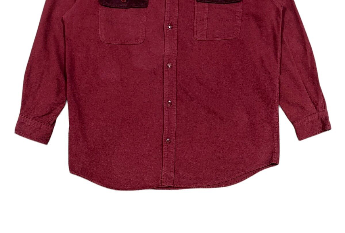 Vtg🔥Nigel Carbourn Corduroy Blend L/S Button Ups Shirt - 4