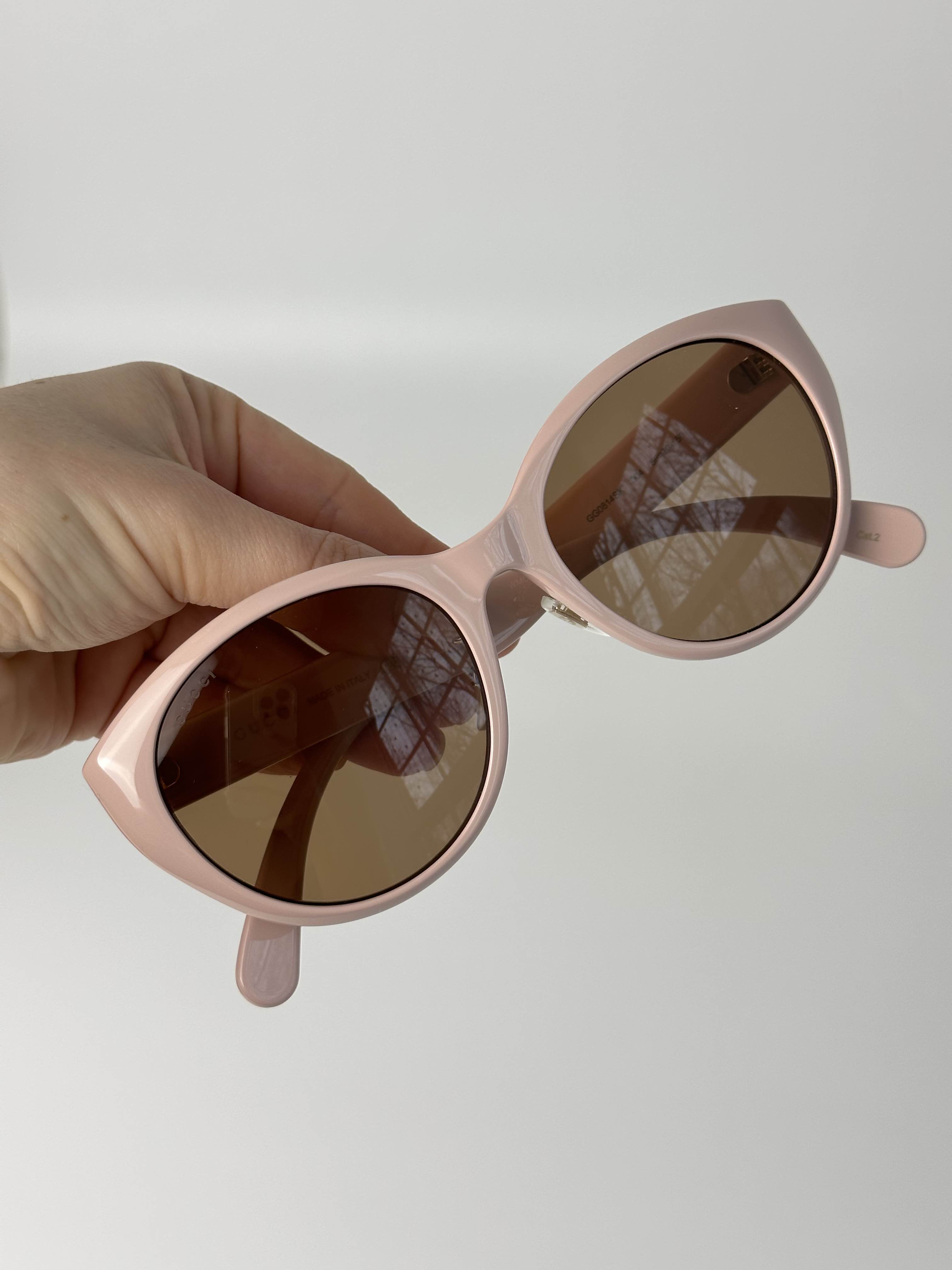 BRAND NEW GUCCI GG0814SK 004 Pink / Brown Women Sunglasses - 5