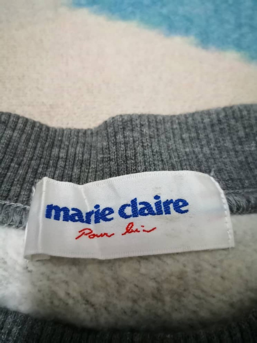 Brand - DELETE TODAY Marie Claire Embroidered Spellout Jumper - 3