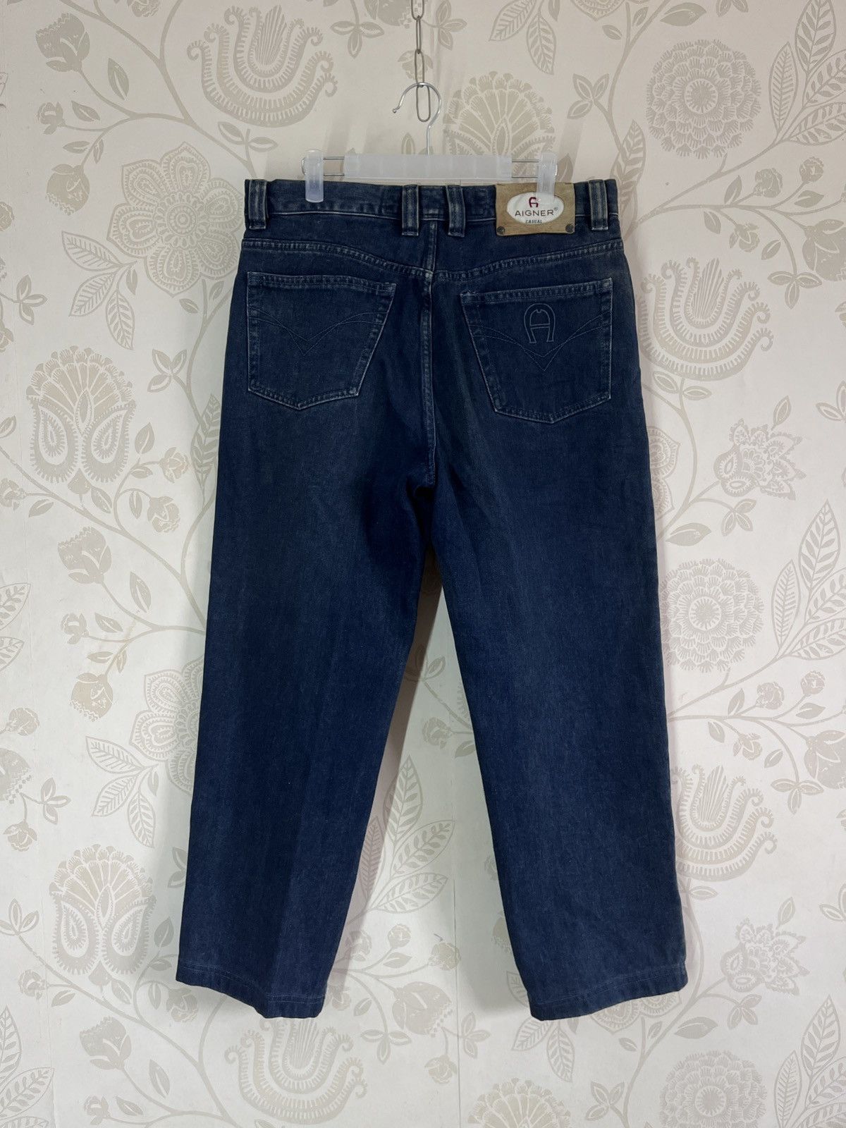 Italian Designers - Vintage Aigner Jeans Street Style Baggy Made In Italy - 2