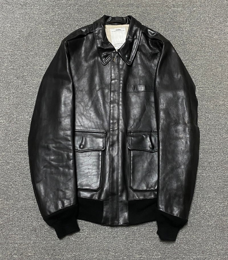 VISVIM エルドメンドレフレザージャケット　A-2 M(L相当) 美品 visvim Visvim 12-13FW Elmendorf A2 Leather Jacket | ubvintage