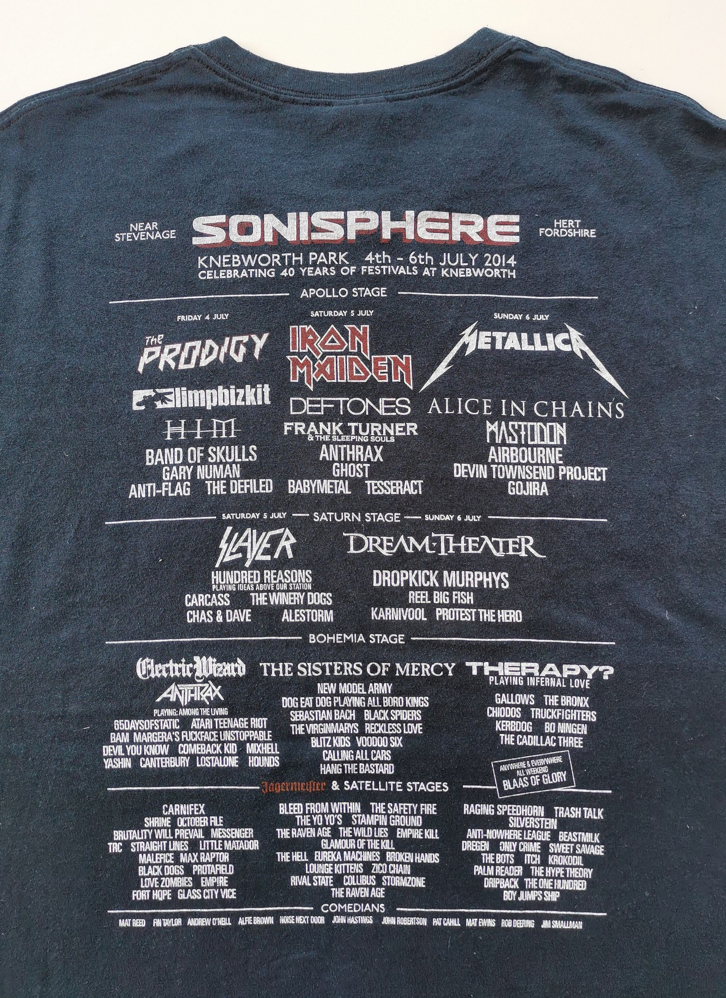 Metallica - Sonisphere Festival Tour Band Tshirt - 5