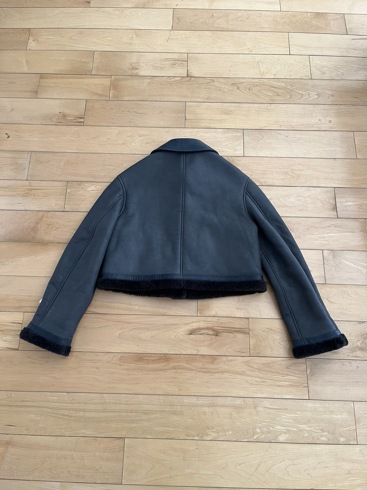NWT - $8000 Jil Sander Cropped Leather jacket - 2