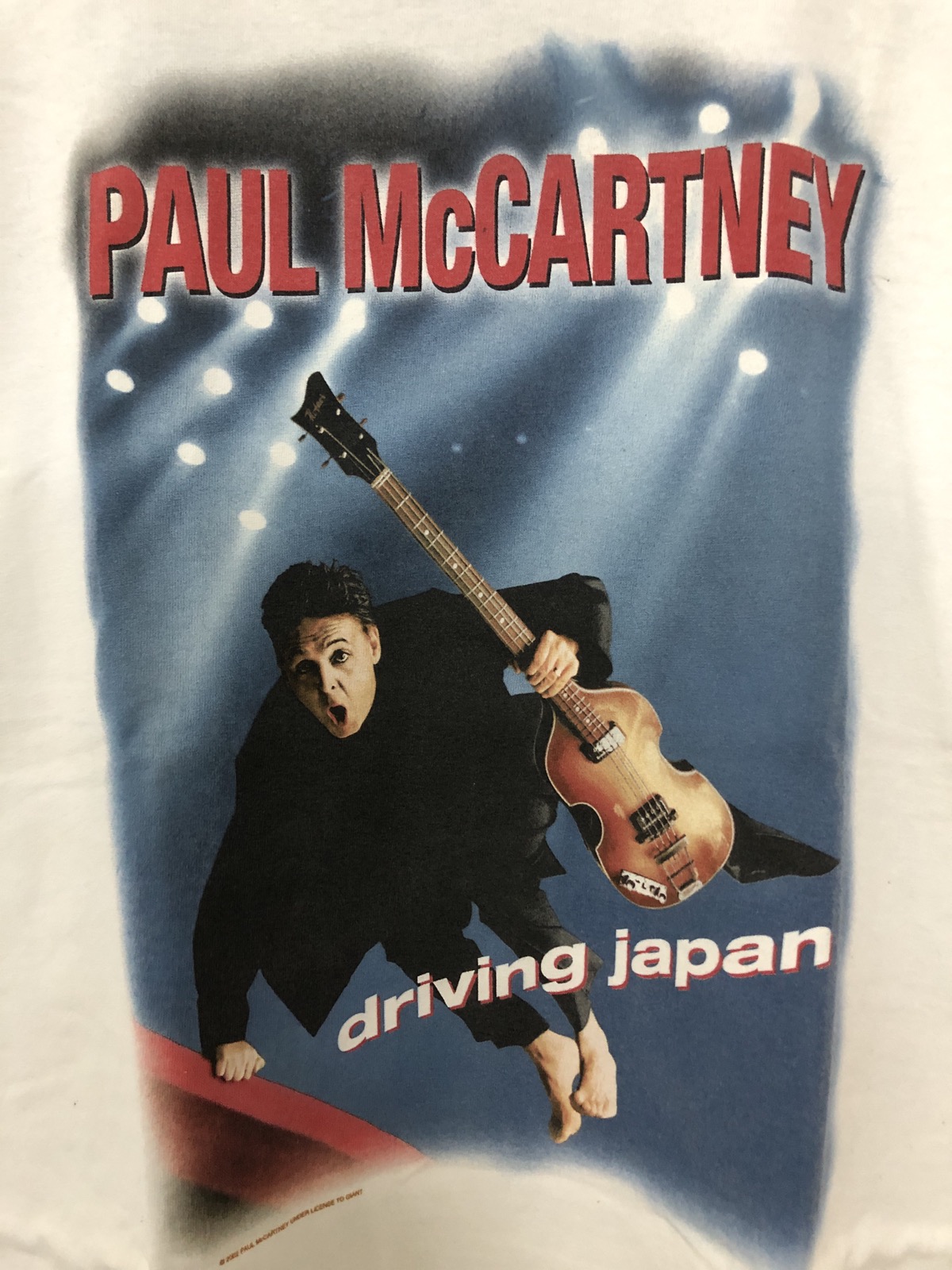 Vintage - Vintage Y2K Paul McCartney Driving Japan Tour Band T-Shirt - 2