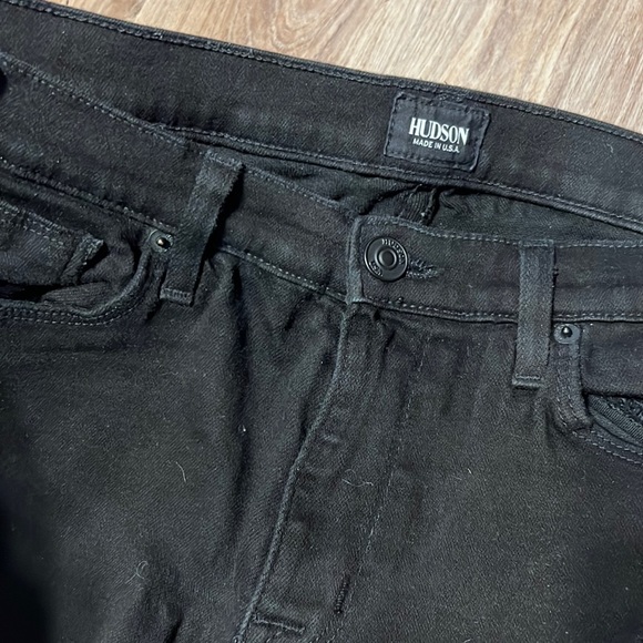 Hudson Jeans - Hudson Nico Super Skinny Mid-rise Black Jeans - 5