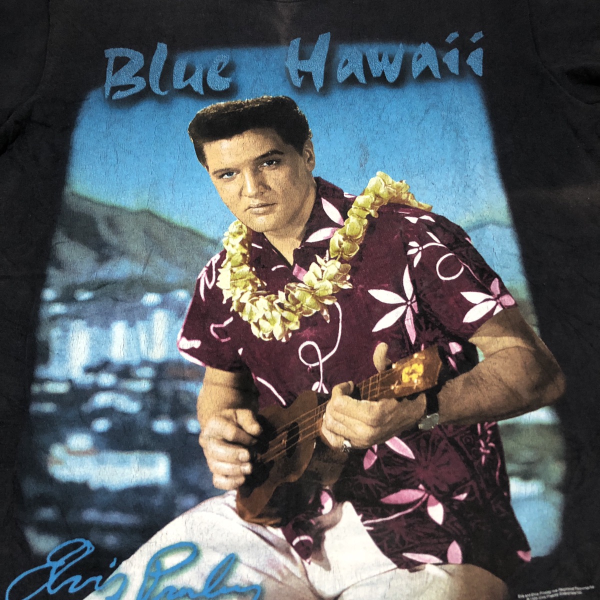 Vintage - Vintage Elvis Presley Blue Hawaii Film Movie T-Shirt - 3