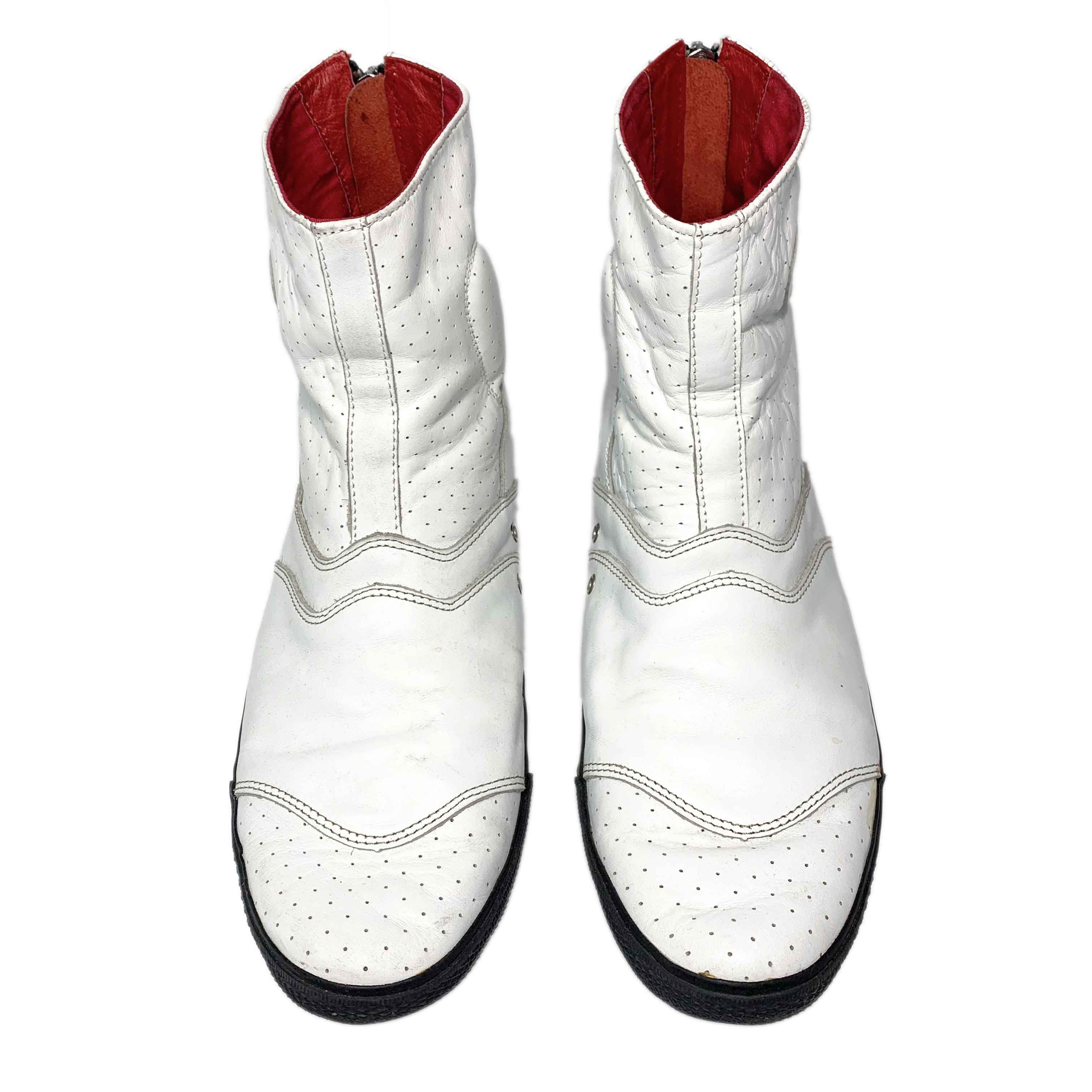 SS08 Lewis Leathers High-Top Leather Sneakers - 3