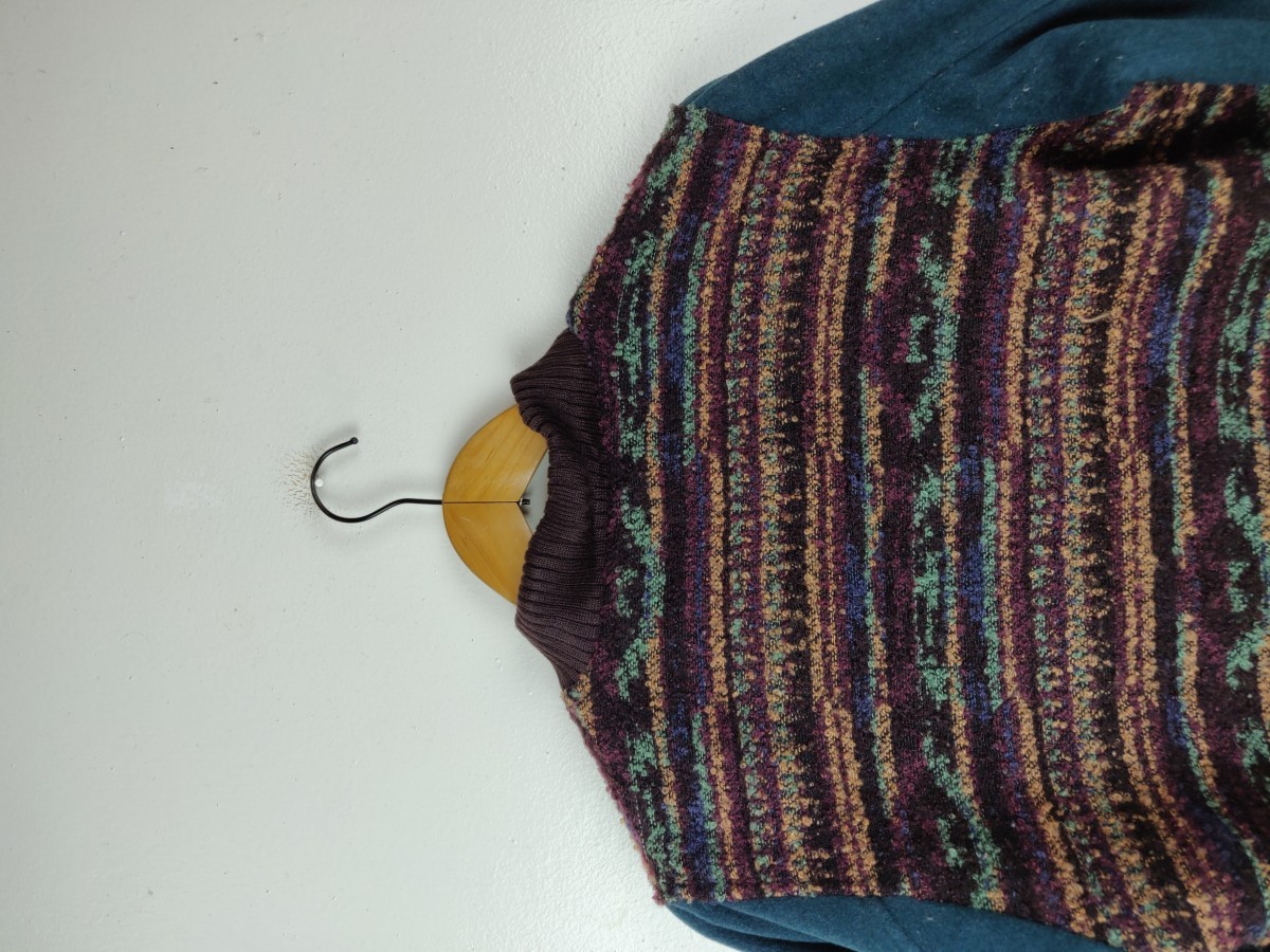 Bomber Jacket - Vintage Titicaca Japan Knitwear - 12