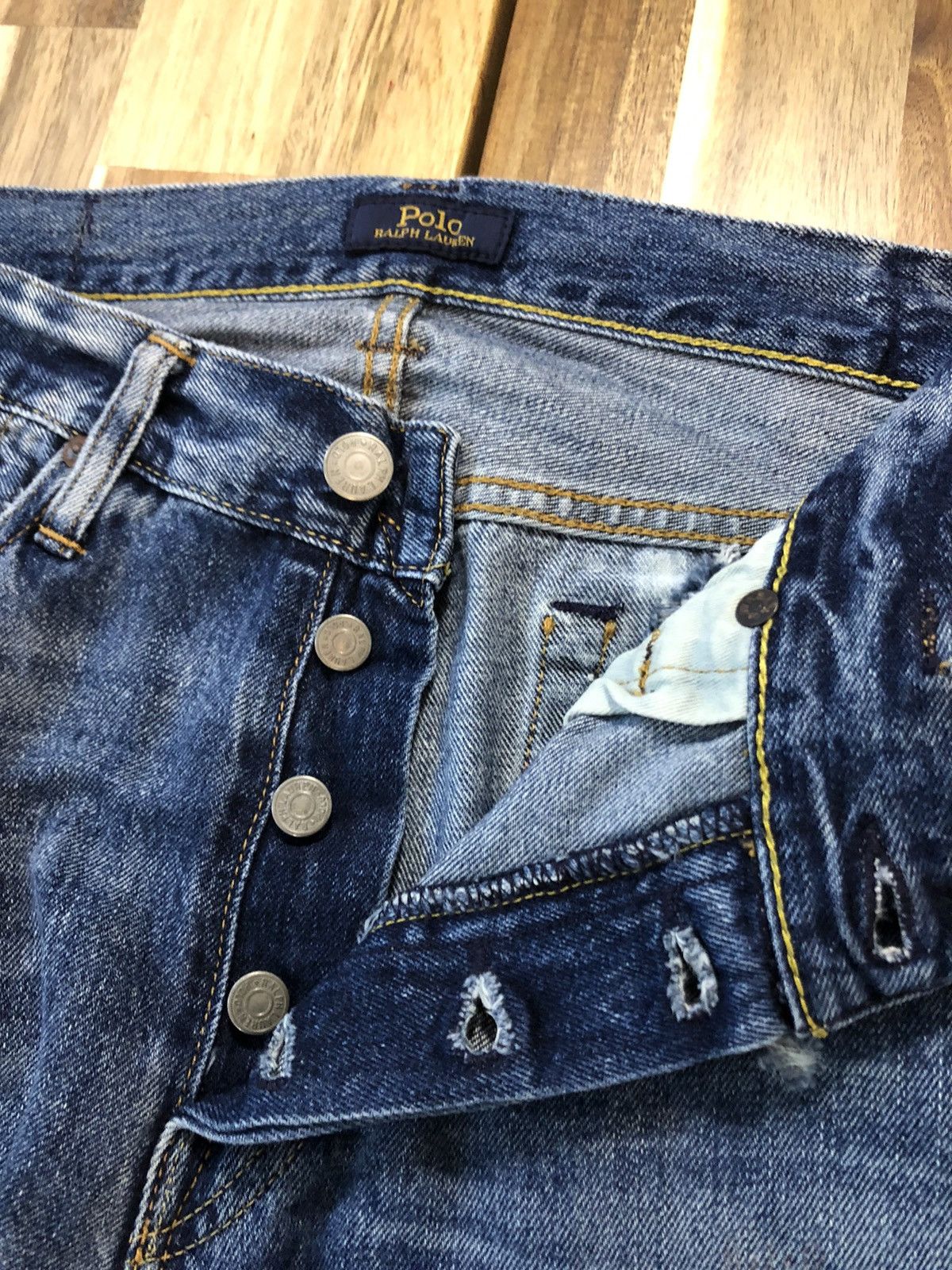 Polo Ralph Lauren Distressed Design Denim Jeans - 8