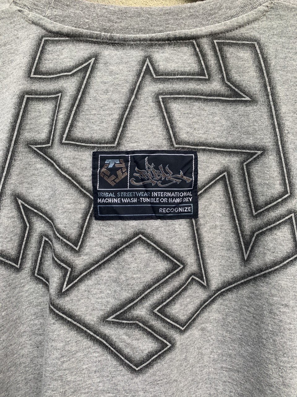 Tribal Street Wear - 90’s Tribal Big Logo Embroided Spellout - 9