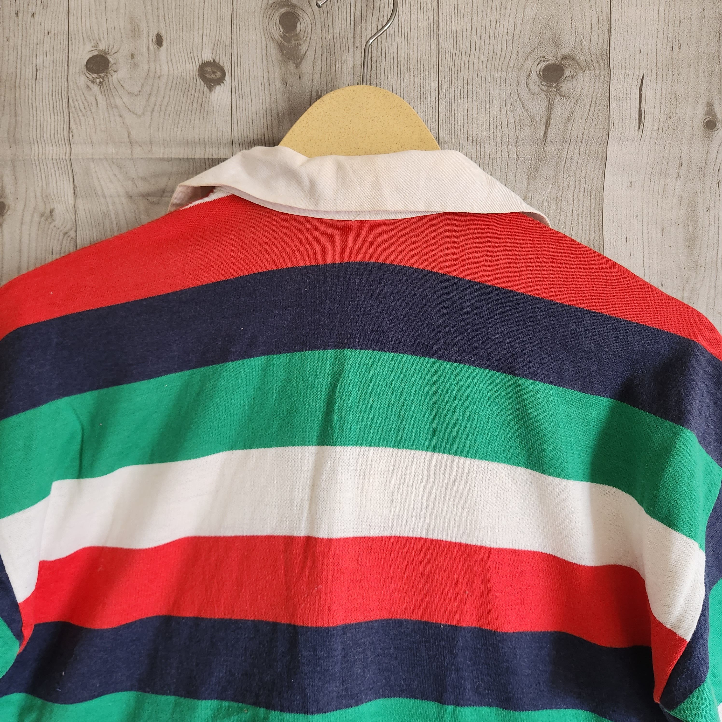 Vintage 1980s Adidas Trefoil Polo Shirt Polyester Cotton - 11
