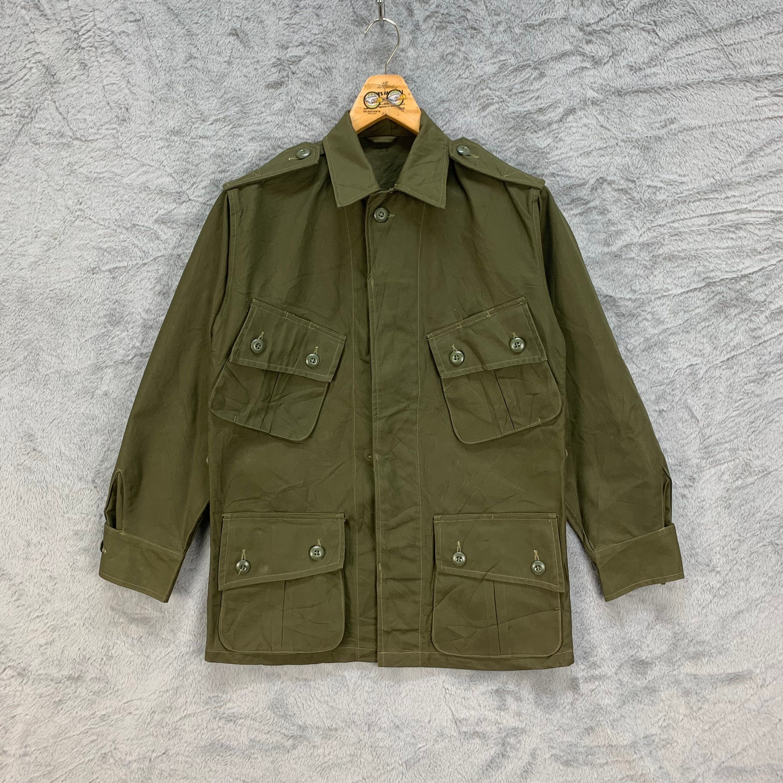 Vintage - Army Uniform Military Field Jacket / Chore Jacket #4400-152 - 1
