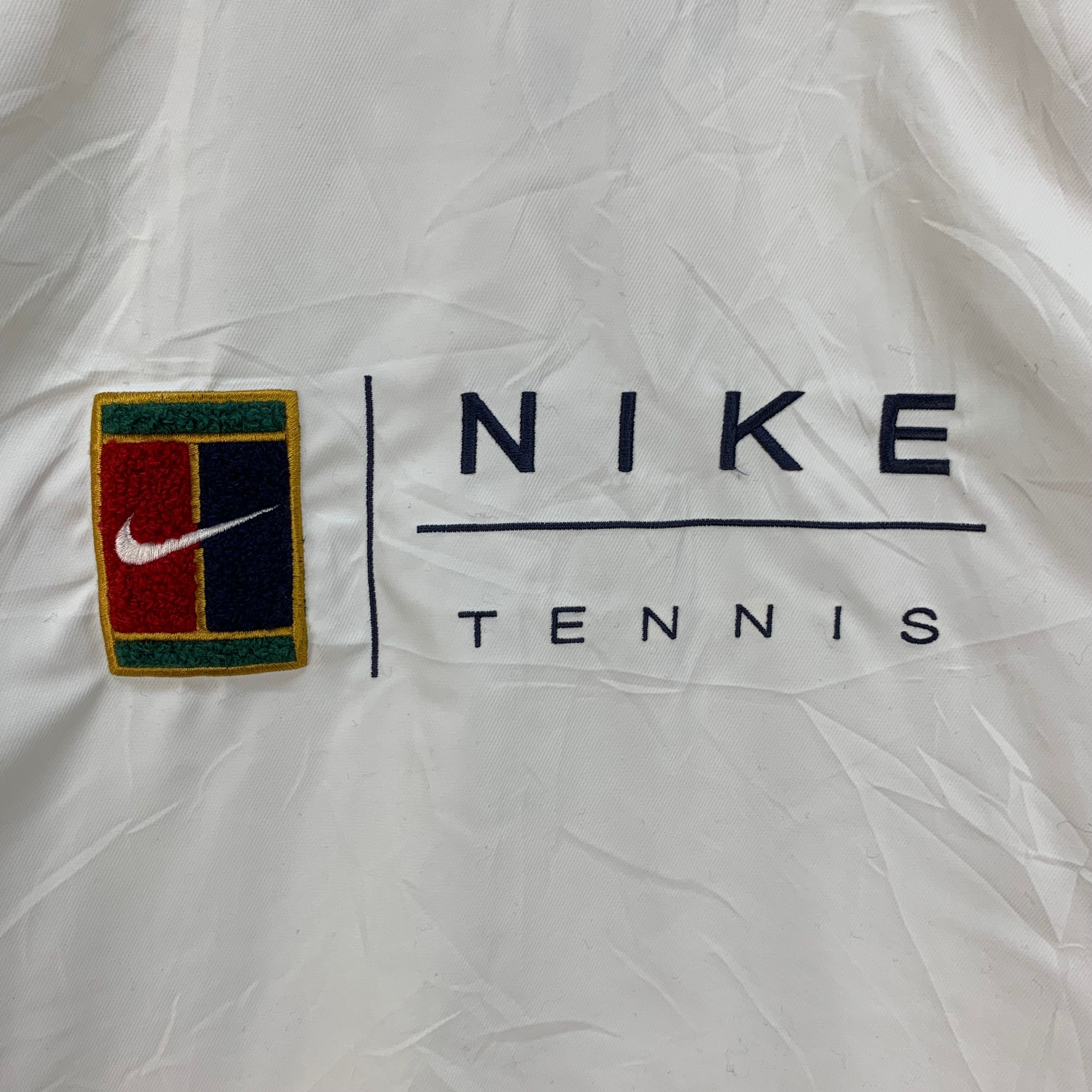 Vintage Nike Court Tennis White Parka #4407-152 - 2